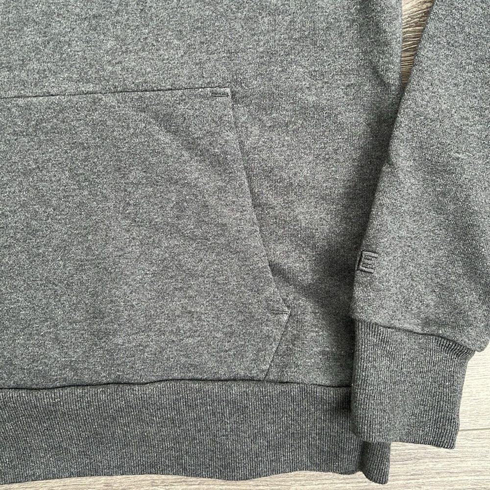EVERLANE Hoodie Mens Medium The Track Organic Cotton Heather Gray Retro 90s NWT - Picture 5 of 12